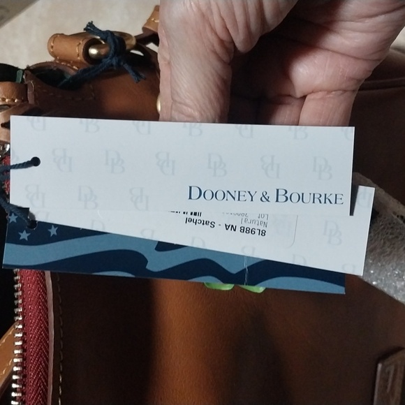 Dooney & Bourke Florentine Leather Satchel - Picture 8 of 9